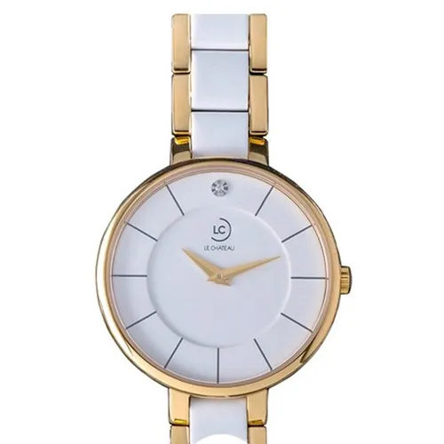 Le Chateau - Đồng Hồ Nữ Le Chateau L50.232.04.5.1 Màu Vàng Gold - Trắng - Vua Hàng Hiệu