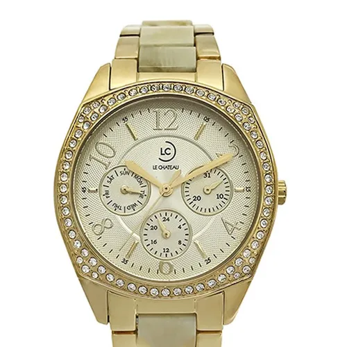 Le Chateau - Đồng Hồ Nữ Le Chateau L50.255.34.6.1 Màu Vàng Gold - Vua Hàng Hiệu