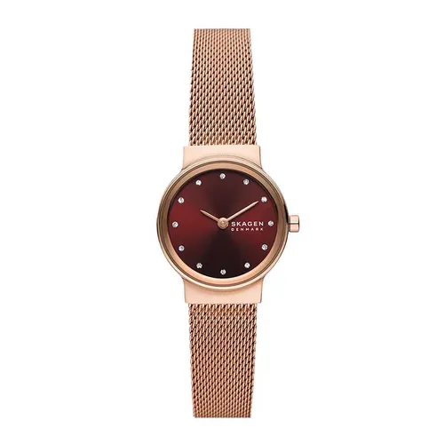 Đồng Hồ Nữ Skagen KW3067 Dây Kim Loại 26mm Màu Vàng Hồng