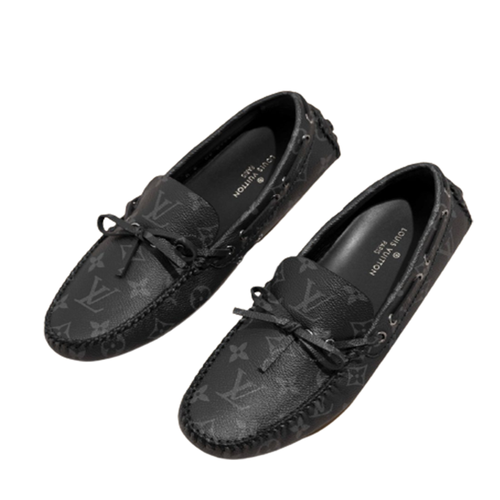 Giày Lười Louis Vuitton Arizona Mocassin 1A441U Màu Đen Size 6.5