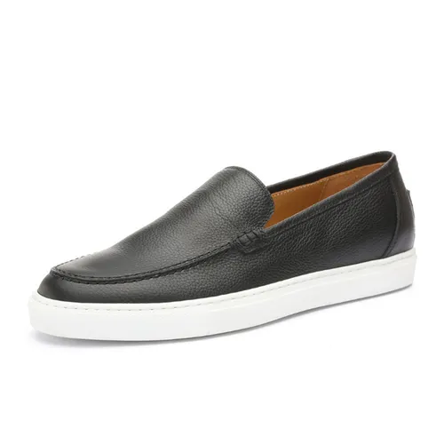 Giày - Giày Lười Nam Germano Bellesi 1324-01 Màu Đen Size 41 - Vua Hàng Hiệu