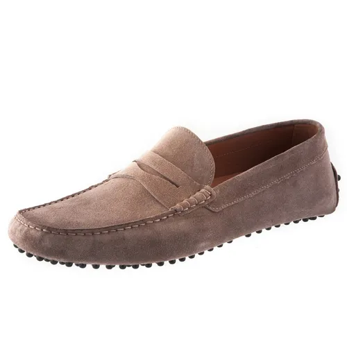Giày Lười Nam Germano Bellesi Da Lộn 114-01 Màu Nâu