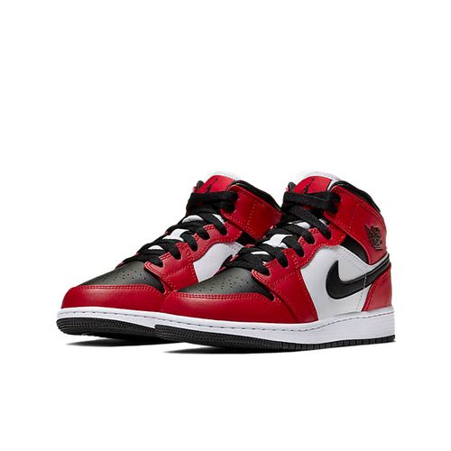 Giày Nike Jordan 1 Mid Chicago Black Toe 554724-069/554725-069 Màu Đỏ Size 42.5