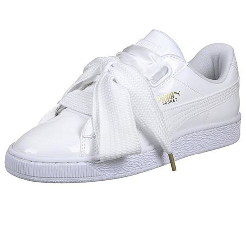Giày Thể Thao Puma Basket Heart Patent Leather White 363073-02 Màu Trắng Size 35.5-1