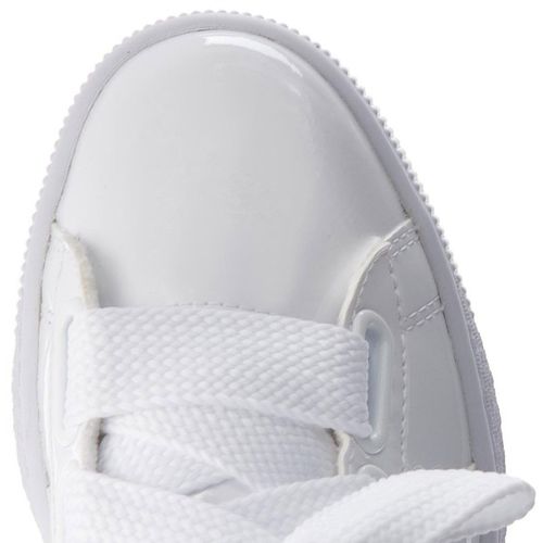 Giày Thể Thao Puma Basket Heart Patent Leather White 363073-02 Màu Trắng Size 35.5-4