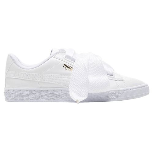 Giày Thể Thao Puma Basket Heart Patent Leather White 363073-02 Màu Trắng Size 36-1