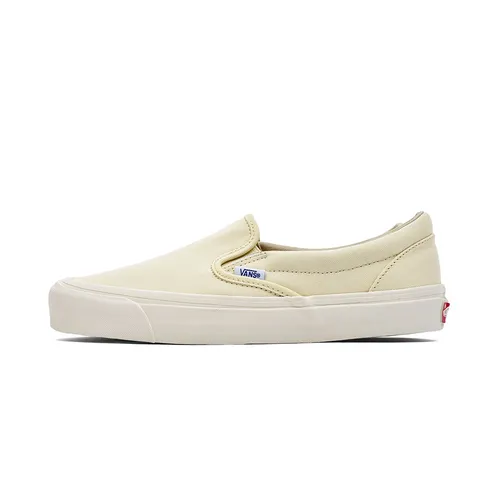 Giày Thể Thao Vans Vault Slip On Classic Màu Trắng Size 42.5