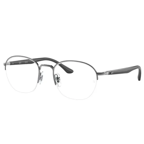 Gọng Kính Unisex Ray-Ban 0RX6487 250252.C Màu Đen Khói Size 52