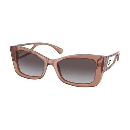 Chanel Rectangle Sunglasses CH5493 55 Gray & Gray Sunglasses