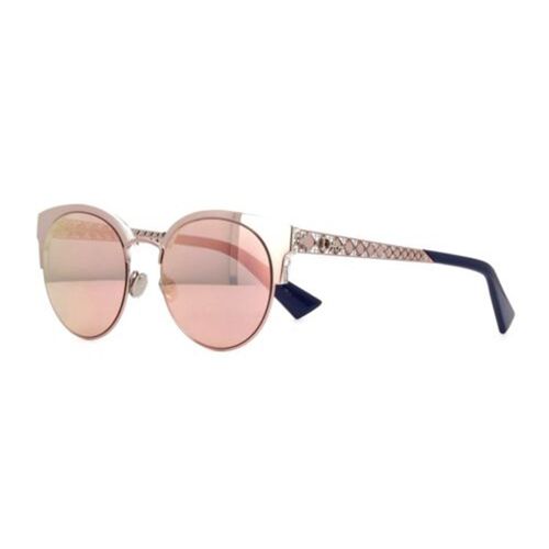 Kính Mát Dior Pink Diorama Mini Cat-Eye Sunglasses Mirrored Lens S8R/0J Màu Hồng