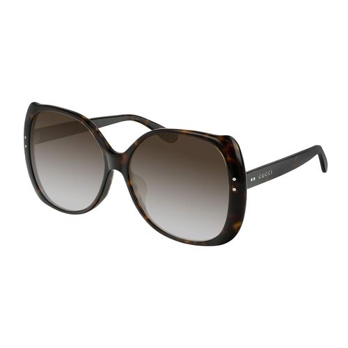 Kính Mát Gucci Brown Grey Gradient Butterfly Ladies Sunglasses GG0472S 002 56-4