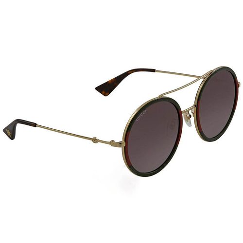 Kính Mát Gucci Green Gradient Round Sunglasses GG0061S-003 56-2