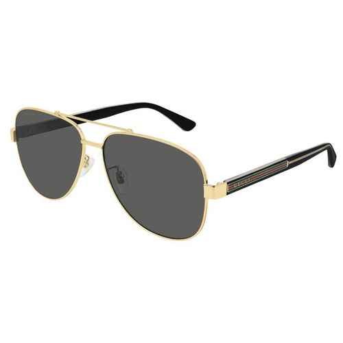Kính Mát Gucci Grey Aviator Men's Sunglasses GG0528S 006 63-1