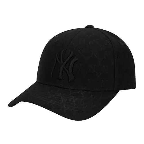 Mũ MLB Monogram Jacquard Structure Ball Cap New York Yankees 32CPFC111-50L Màu Đen