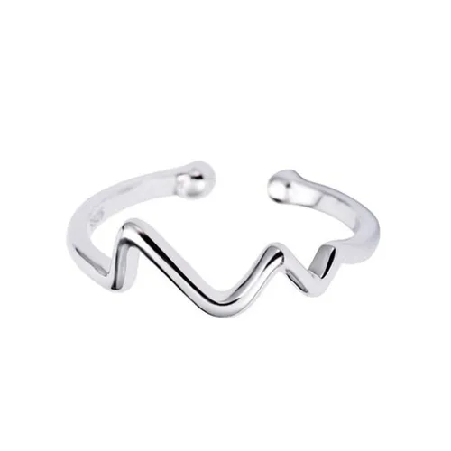 Nhẫn LiLi Jewelry Hình Nhịp Trái Tim Lili_691668 Màu Bạc