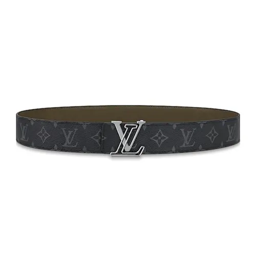 Thắt Lưng Nam Louis Vuitton LV Monogram Street Style Logo M0252U Màu Đen Size 90