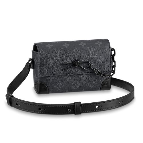 Túi Đeo Chéo Louis Vuitton LV Nam Steamer Wearable Wallet M81783 Màu Đen