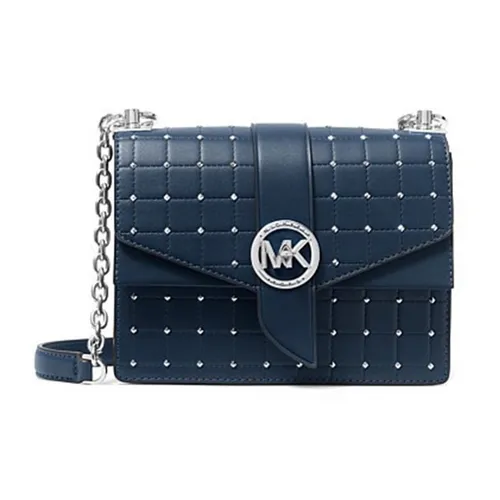 Túi Đeo Chéo Michael Kors MK Greenwich Crossbody Bag Màu Xanh Navy
