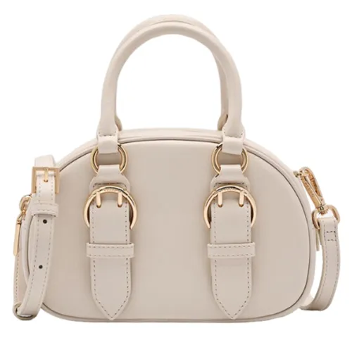 Túi Đeo Chéo Nữ Pedro Mini Buckle Handbag Chalk 55060020 Màu Trắng - Túi xách - Vua Hàng Hiệu
