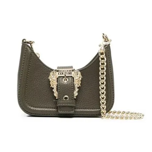 Túi Đeo Chéo Versace Jeans Couture Barocco Buckle Crossbody Bag Màu Xanh Rêu - Túi xách - Vua Hàng Hiệu