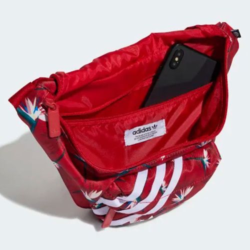 Túi Đeo Hông Adidas Thebe Magugu X Adidas HK0292 Màu Đỏ Trắng-2