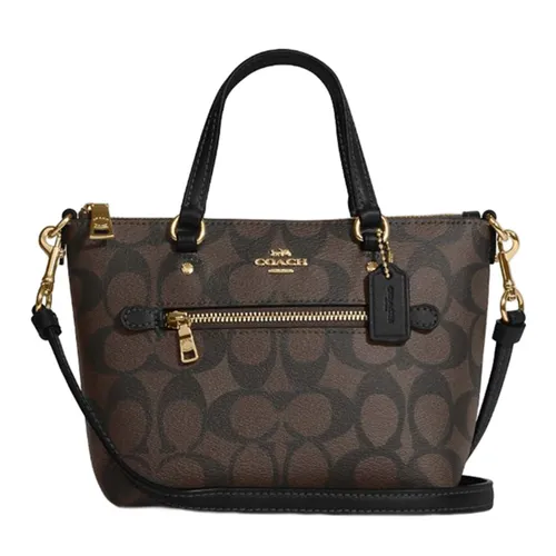 Túi Xách Coach Mini Gallery Crossbody In Signature Canvas CA721 Màu Nâu - Túi xách - Vua Hàng Hiệu