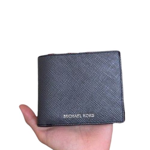 Ví Michael Kors MK Harrison Leather Billfold Wallet With Passcase Grey 36U9LHRF6L Màu Xám