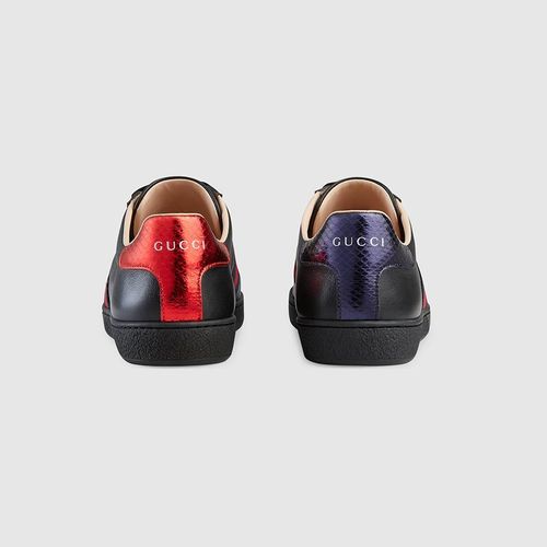 Giày Sneaker Gucci Women's Ace Embroidered Sneaker Màu Đen Size 42-2