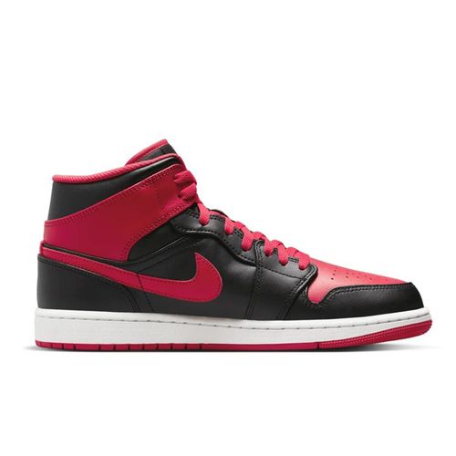 Giày Thể Thao Nike Air Jordan 1 Mid Alternate Bred Flame Red DQ8426-060 Màu Đen Đỏ Size 45-4