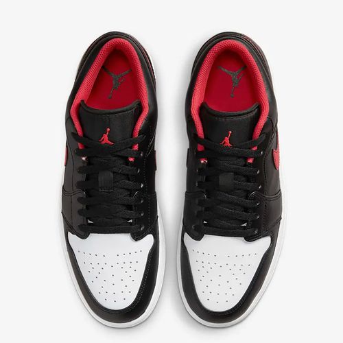 Giày Thể Thao Nike Jordan 1 Low 553558-063 Màu Đen/Trắng/Đỏ Size 40-5