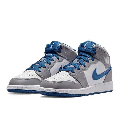 Giày Thể Thao Nike Air Jordan 1 Mid DQ8423-014 Màu Xám Xanh Size 36.5