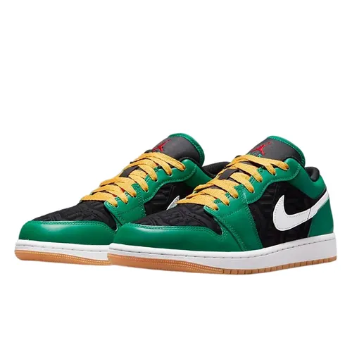 Giày Thể Thao Nike Air Jordan 1 Low SE DQ8422-300 Màu Xanh Lá/Đen Size 44