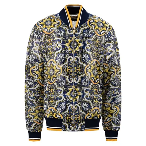Áo Khoác Nam Dolce & Gabbana D&G Majolica Detail G9SE4T HHM5U HB1MQ Phối Màu Size 50
