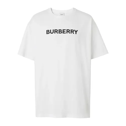 Áo Phông Burberry White Logo Printed 8026016 A1189SS22 Màu Trắng Size L
