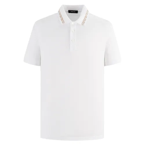 Áo Polo Versace A89504S A231377 Màu Trắng Size L