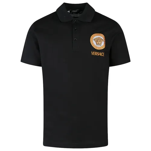 Áo Polo Versace Shirt 10085031A060811B000 Màu Đen Size M