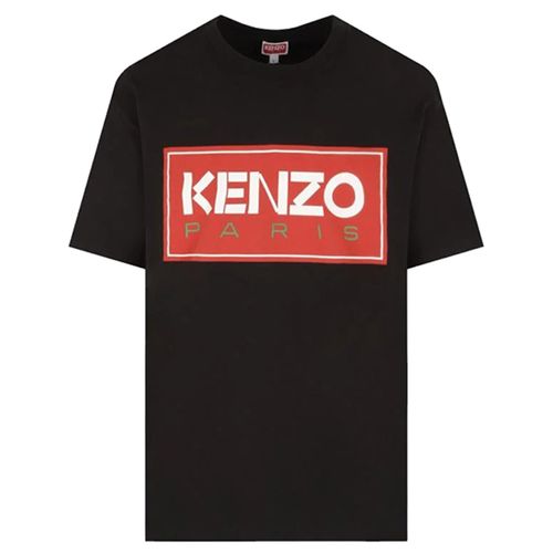 Áo Thun Kenzo Paris Classic Jersey Oversized T-Shirt FC65TS4134SY99A Màu Đen Đỏ Size S