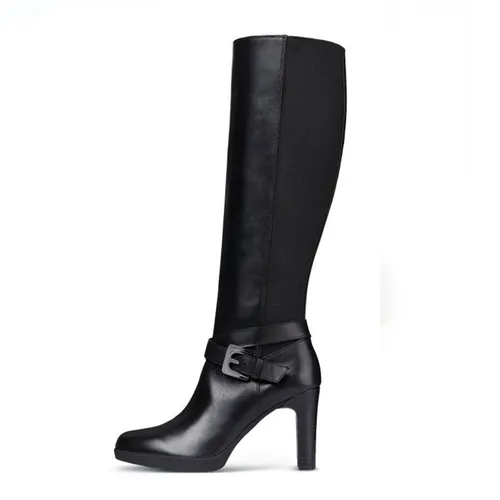 Boots Nữ Geox D ANNYA H.F SMO.LEA Màu Đen Size 39