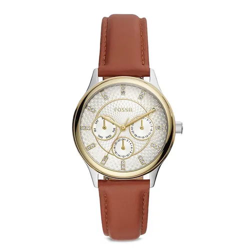 Đồng Hồ Nữ Fossil Modern Sophisticate Multifunction Brown Leather Watch BQ3408