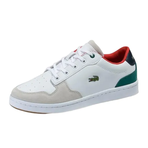 Giày Thể Thao Lacoste Youth Masters Cup 120 3 SUJ Sneaker Màu Trắng Size 41 - Giày - Vua Hàng Hiệu