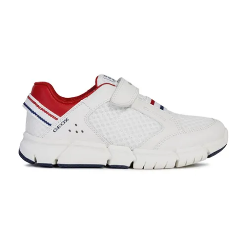 Giày Bé Trai Geox J FLEXYPER B. B MESH+SMO.LEA Màu Trắng Size 32