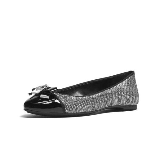 Giày Bệt Michael Kors MK Alice Black Silver Màu Đen Bạc Size 5