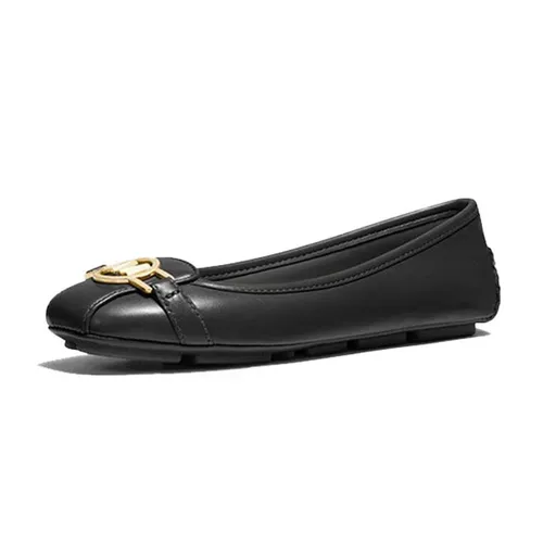 Giày Bệt Michael Kors MK Tracee Leather Black Màu Đen Size 35