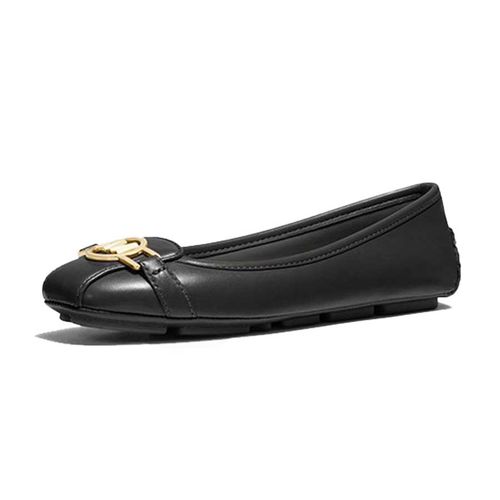 Giày Bệt Michael Kors Tracee Leather Black Màu Đen Size 37-2