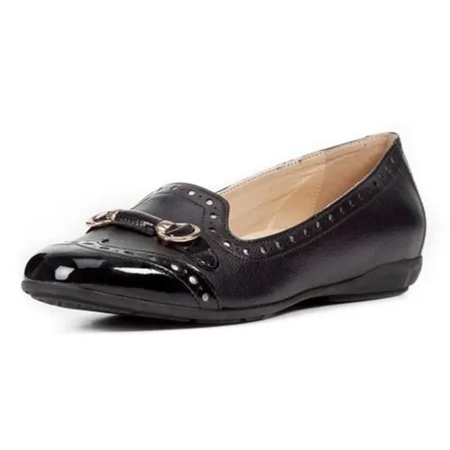 Giày Bệt Nữ Geox D ANNYTAH C GEOBUCK+GBK PAT Màu Đen Size 39