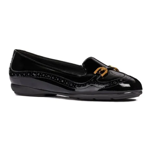 Giày Búp Bê Geox D Annytah A SYNT.PAT Đính Khuy Màu Đen Size 36 - Giày - Vua Hàng Hiệu