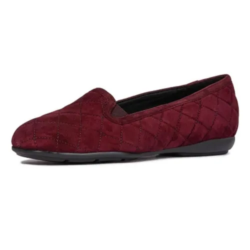 Giày Búp Bê Geox D ANNYTAH C GOAT SUEDE DK Màu Đỏ Size 38