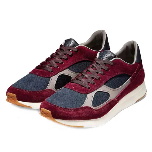 Giày Cole Haan Grandpro Classic Running Màu Đỏ Mận Size 40.5