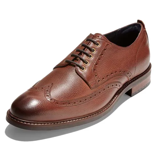 Giày Cole Haan Watson Casual Wingtip Oxford Màu Nâu Size 40.5