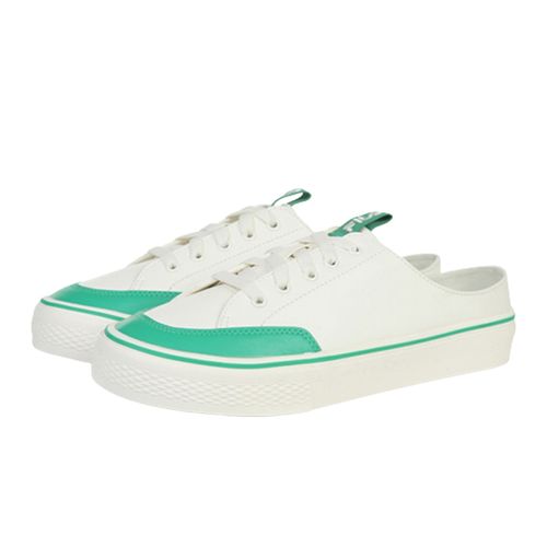 Giày Fila Ray Mule White/Green Màu Trắng Xanh Size 38